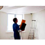 installation of stretch ceiling